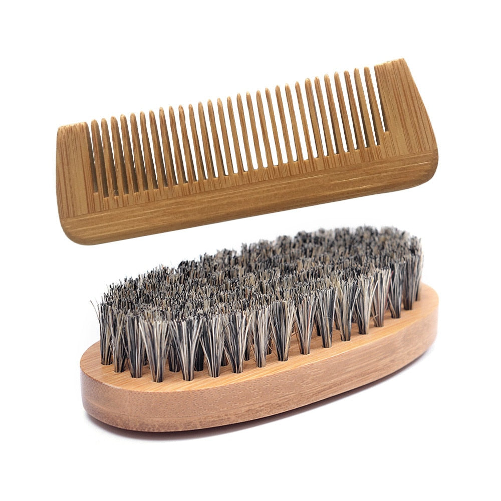 Men's Beard Brush &amp; Comb