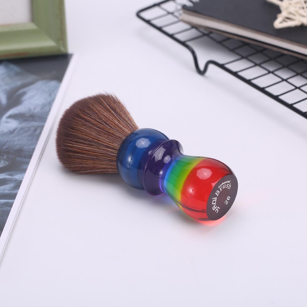 Rainbow Shaving Brushes